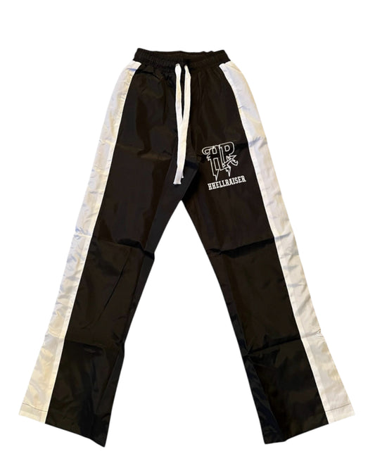 Nylon Track Pants Black